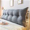 UVCMDUI Schienale Letto, Cuscinoni per Testiera Letto Grandi Rettangolare, Cuscini per Spalliera Letto Matrimoniale per Letto Divano Riposo Lettura Libro,F,200cm/78.7in