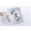 Aftertech® QUADRATO 1x3w MINI FARETTO LED INCASSO 30° BIANCO NEUTRO ORIENTABILE D3D2