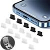 Tiryns 15 Pezzi di Tappi Antipolvere USB C, Tappi Antipolvere Tipo C Copertura per Spina Antipolvere in Silicone Compatibile con Samsung Galaxy S23 Xiaomi OnePlus iPhone 15 16 et Type-C Dispositivi