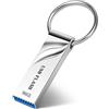 SAPHON Chiavetta USB 3.0 ad alta velocità, chiavetta USB portatile con portachiavi, impermeabile, ultra grande capacità, per backup e trasferimento dati per PC/laptop