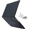 eleger Cover anti-cracking compatibile con MacBook Pro 14 pollici M5 M4 M3 M2 M1 Pro/Max A3434 A3426 A3427 A3112 A3185 A3401 - A2442, 2026 2025-2021, bordo in TPU e Custodia rigido in PC, Nero opaco