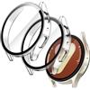 JETech Cover con Pellicola Protettiva per Galaxy Watch 7 40mm, Trasparente
