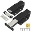 Jiayi Push Pull per Ante Jiayi 2 Pezzi Apertura a Pressione Ante Chiusura Magnetico Pressione Home Push to Open Custodia in Alluminio Chiusura Push Pull Ante per Mobile Apertura Pressione Sistema