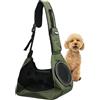 Petique Adjustable Pet Sling Carrier for Small to Medium Dogs & Cats - Comfortable & Secure Dog Sling for Walking & Outdoor Travel - Versatile Puppy and Cat Sling with Shoulder Strap - Up to 10kg
