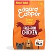 Edgard Cooper Crochette Cani, Adulti, (Pollo, 1kg), croccantini cane, carne fresca e ingredienti naturali, senza cereali, senza zuccheri aggiunti, ipoallergenico