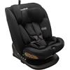 KidsZone Seggiolino Auto 0-36 kg Isofix - Seggiolino Auto Girevole 360° per 40-150 cm i-Size - Poggiatesta Regolabile, Cintura di Sicurezza a 5 Punti