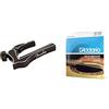 Fender Dragon Capo - Capotasto & D'Addario Corde Chitarra Acustica | Corde per Chitarra Acustica | Corde Acustica | EZ910 Set Corde Acustica Ez Great American, Bronzo, 11-52