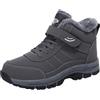 Generisch Sneaker Invernali Imbottite da Uomo e Donna - Scarpe da Neve, Trekking, Comode e Classiche - Per Tempo Libero e Jogging - Grigio, 40