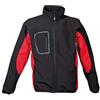 JRC 993772 Calgary Giubbino Uomo in Softshell Misto Poliestere Impermeabile Traspirante Interno in Pile Chiusura con Zip Nero/Rosso (XXL)