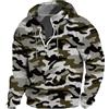 Generic Felpa con cappuccio mimetica da uomo, pullover tattico con cerniera, felpa in stile militare, giacca mimetica in pile caldo, top da caccia all'aperto, maglione con cappuccio streetwear, motivi