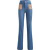 Alviero Martini Jeans con Tasche Geo Classic Vintage 24ED10514NCK8 Blu