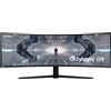 Samsung Monitor Gaming Odyssey G9 (C49G93), Curvo (1000R), 49, 5120x1440 (Dual QHD), 32:9, HDR10+, HDR1000, VA, 240 Hz, 1 ms, Freesync Pro, G-Sync, HDMI, USB 3.0, Display port, Ingresso Audio, HAS