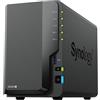Synology DS224+ - Discstation NAS a 2 bay (Intel Celeron J4125 4 core 2.0 GHz 2 GB DDR4 RAM 2 porte RJ-45 1GbE) 8 TB bundle con 2 dischi rigidi Synology Plus serie (HAT3300-4T)