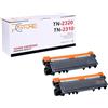 PcStore TN2320 TN2310 Compatibile Brother TN-2320 TN-2310 Cartucce di Toner per MFC-L2700DW HL-L2300D HL-L2340DW MFC-L2720DW HL-L2360DN HL-L2365DW DCP-L2520DW DCP-L2500D 2 Nero