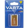 Varta 6LP3146 - Batteria alcalina Longlife 9 V (6LP3146), colore: Giallo