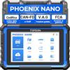TOPDON Dispositivo diagnostico Auto Phoenix Nano, OBD2 Dispositivo diagnostico per tutti i veicoli, codifica unità di controllo, tutte le diagnosi di sistema, controllo bidirezionale, 32+ Reset