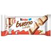 Idea 12 x KINDER BUENO WHITE CIOCCOLATO BIANCO BARRETTE INCARTATE SINGOLARMENTE 40 GR