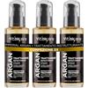 Vitalcare | Imperial Argan - Trattamento Capelli Ristrutturante con Olio d'Argan, Olio di Lino, Oil Complex per Capelli Secchi e Danneggiati, 3 x 100 ml