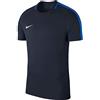 Nike M NK Dry ACDMY18 Top SS T Shirt, Uomo, Obsidian/Royal Blue/White, S