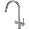 Shurity 510 Rubinetto da cucina 5 vie 3/8" Nickel Spazzolato