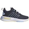 adidas Racer Tr23 Shoes Kids, Zapatillas Unisex - Bambini e ragazzi, Aurora Ink Glow Blue Almost Yellow, 34 EU