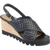 CHATTAWAK 18hfinanoir40, Sandali con Tacco Donna, Nero, 40 EU