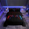 Loussiesd Set di biancheria da letto per videogiochi per ragazzi per videogiochi giochi set di Trapunta per console e controller di gioco 1 piumino con 1 federa (135x200cm 2 pezzi)