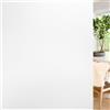rabbitgoo Pellicola Vetri Finestre Privacy 30x400cm Bianco Puro, Protezione Privacy Quotidiana, Pellicola Adesiva per Vetri Opaca, Senza Colla No Residui, Satinata Oscurante per Box Doccia