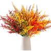 YMIFEEY 8 Pezzi Rami di Foglie Artificiali Foglie Autunnali Artificiali Piante Finte Foglie Autunnali Rami Foglie Artificiali Autunnali per Interni Esterni Casa (Autunno B)