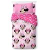 Jay Franco Disney Minnie Mouse Hearts & Love 100% cotone 3 pezzi set di biancheria da letto singolo - include copripiumino, lenzuolo con angoli e federa