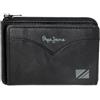 Pepe Jeans Jacket Portafoglio con Porta carte di credito Nero 11x7x1,5 cm Pelle by Joumma Bags, Nero, Taglia unica, Portafoglio con porta carte di credito