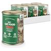 by Amazon Cibo umido per gatti senza cereali, in barattolo, paté di manzo, 6 x 400 g
