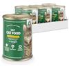 by Amazon Cibo umido per gatti senza cereali, in barattolo, paté di pollo, 6 x 400 g