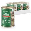by Amazon Cibo umido per gatti senza cereali, in barattolo, bocconcini di manzo in gelatina, 6 x 405 g