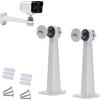 PCAORLEORS Confezione da 2 staffe di montaggio metalliche da parete/soffitto per telecamera di sicurezza, supporto interno/esterno compatibile con Arlo, Arlo Pro 2 3, telecamera Arlo Ultra CCTV e