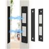 Jiayi Chiudiporta Armadio Magnets, 2 Pack Ultra Sottile Magnetico porta di Chiusura per Armadio, Nero Magneti Cassetto di Chiusura per Armadio Magneti di Chiusura per Mobili Armadio porta di Chiusura