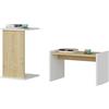 Hanah Home Side Table, 100% melamina Rivestita, Taglia Unica