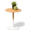 M2 Kollektion Zoe 1 Tavolino, Metallo, con Decorazioni Quercia, B/H/T=40x46x40cm