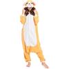 DELEY Adulto Animale Violinista Granchio Tutina, Gli Uomini e Le Donne Animale Cosplay Costume di Halloween Pigiama, di Un Pezzo Unisex Homewear degli Indumenti da Notte