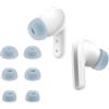 kwmobile 6x Auricolari di ricambio compatibile con Xiaomi Redmi Buds 5 Gommini sostitutivi in Silicone - 3 Misure - blu chiaro