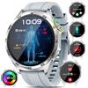 Marsyu ECG+VRC Smartwatch Uomo Donna con Componenti Ematiche/BMI/Sonno,1.43AMOLED Orologio Fitness con Chiamate e 24H Pressione Sanguigna/SpO2/Temperatura Corporea/Cardiofrequenzimetro,Per Android iOS