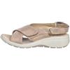 ENVAL SOFT D.charlotte Enval, Sandali con zeppa Donna, Platino Laminato, 41 EU