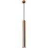 Modeen Lampada a Sospensione cilindrica a Tubo Lungo Lampade a Sospensione a LED Moderna Semplice Lampada da soffitto a Sospensione Oro per Camera da Letto Soggiorno Bar Cafe Decorazione Droplight