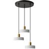 Mengjay Lampada a Sospensione Moderna a LED,Lampada da Soffitto Led Sospensione Dimmerabile,Lampadario Per Tavolo Da Pranzo Sala Da Pranzo Lampada Per Ufficio Cucina (Bianco)