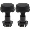 Be In Your Mind Paraurti in gomma per cuscino di arresto cofano di ricambio, compatibile con C-Max Edge Escape Focus Transit CV6Z16758A, nero