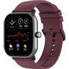Shieranlee Cinturino Compatibile con Amazfit GTS 2mini, GTS2, GTS2E, BIP, 20mm in Morbido Silicone Nero