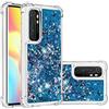 LLSHN Cover per Xiaomi Mi Note 10 Lite, Glitter Bling Clear Liquido Custodia TPU Silicone Morbido Brillantini Quicksand Antiurto Protettivo Case Cover per Xiaomi Mi Note 10 Lite, L2
