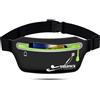 LureLuxe Cintura da Corsa per Cellulare, Marsupio Corsa per Jogging, Viaggi, Escursioni, Sport, Camminata, Outdoor（Nero Verde）