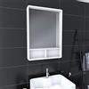 Aurlane Specchio Bagno 50x70cm con ripiani - NORDIK HYLLA