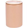 Villa d'Este Home Tivoli Barattolo 750 ml in ceramica, coperchio in bambù, Light Chocolate Shapes